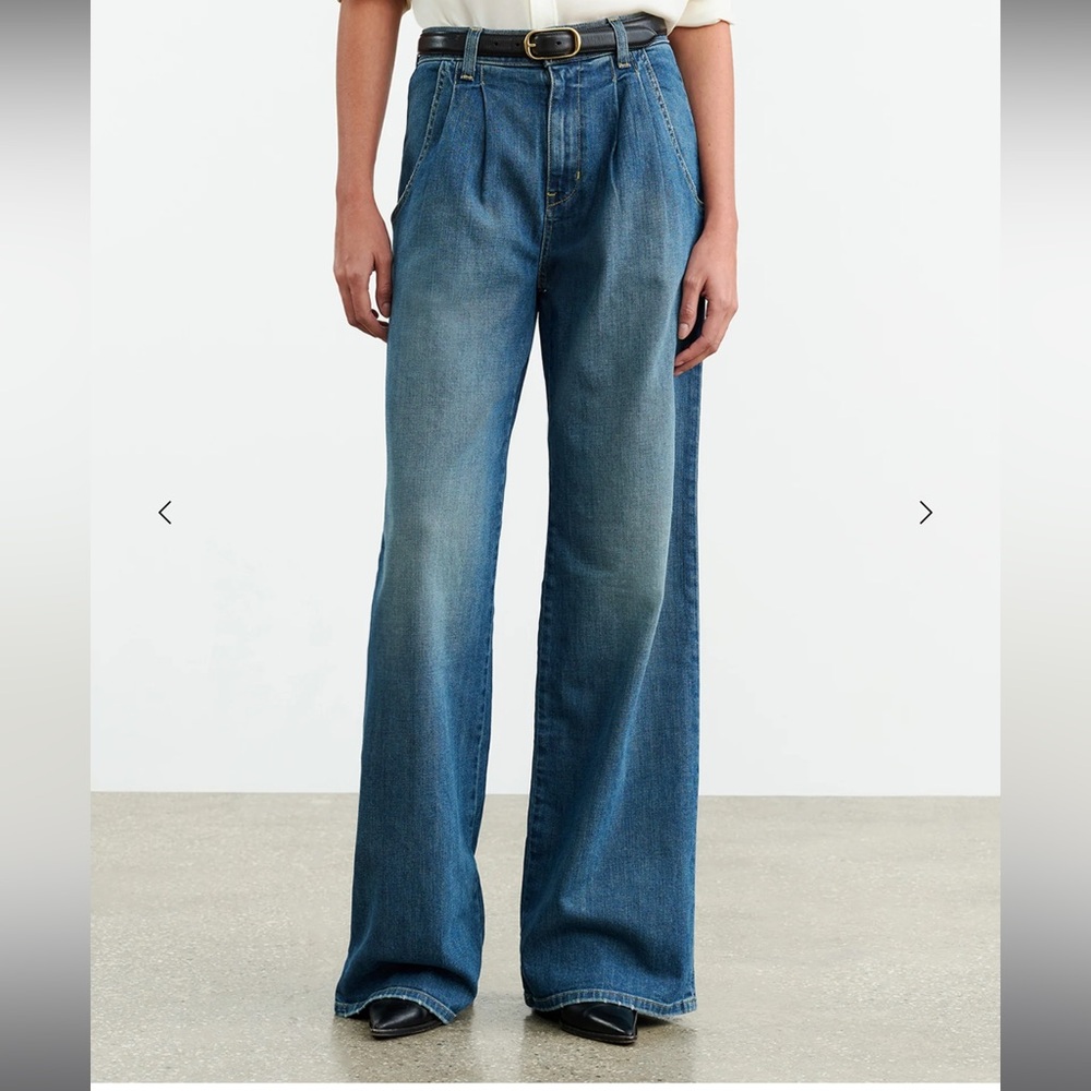 NILI LOTAN FLORA JEAN | Flora Trouser Jean in Classic Wash